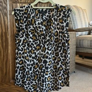Silk sleeveless top